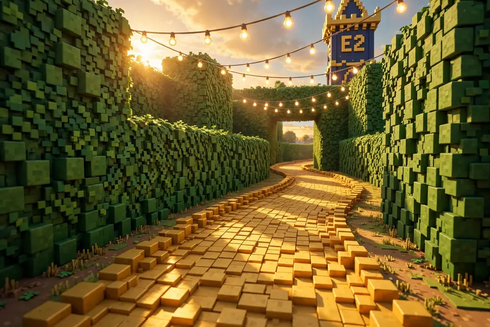Inside the maze