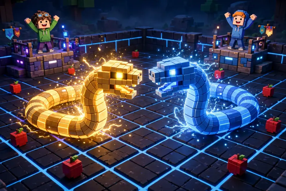 Snake, one on one