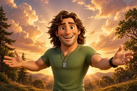 Mike smiling