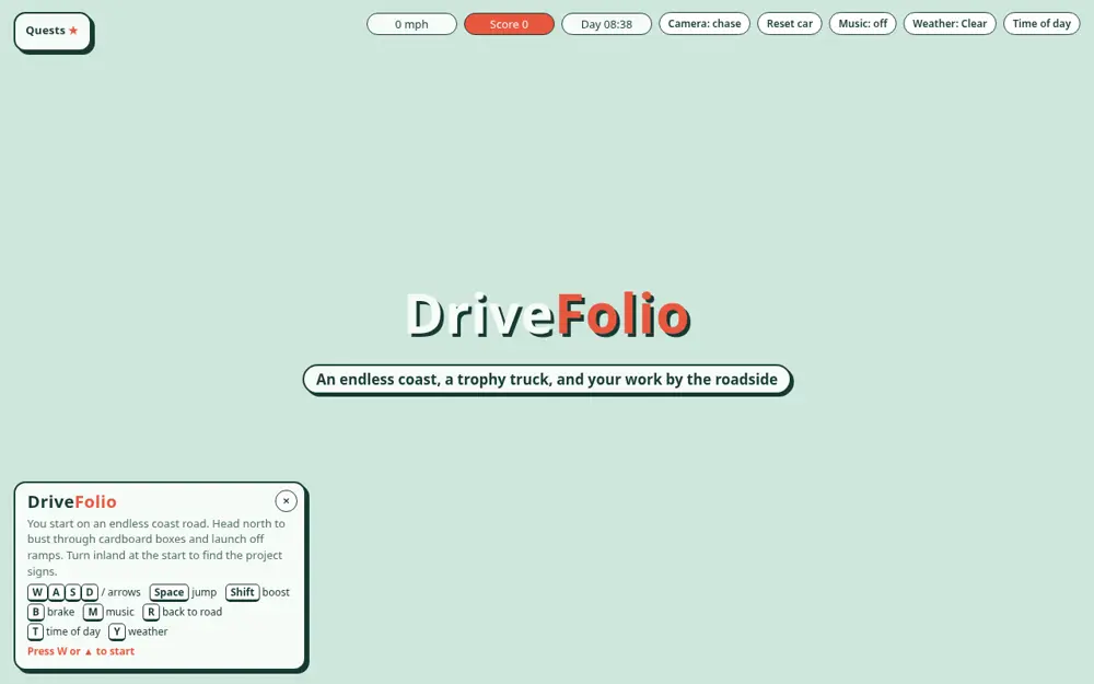 Screenshot of Beach Drive