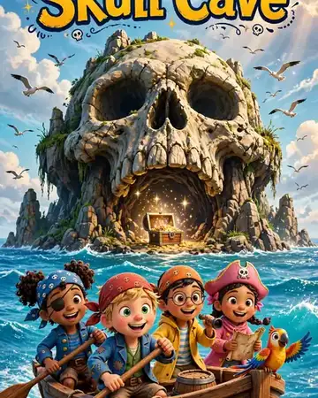 The Battle at Skull Cave, a pirate kids book