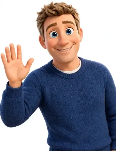Dave waving