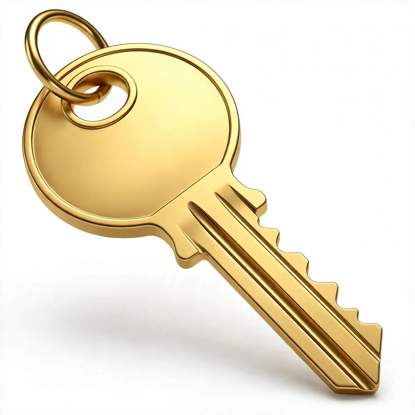 Key emoji: a golden key
