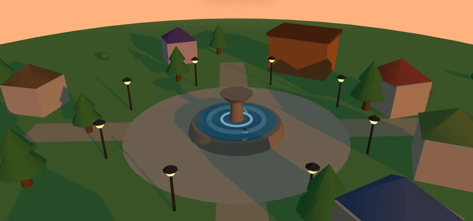 Tawny Squire 3D plaza