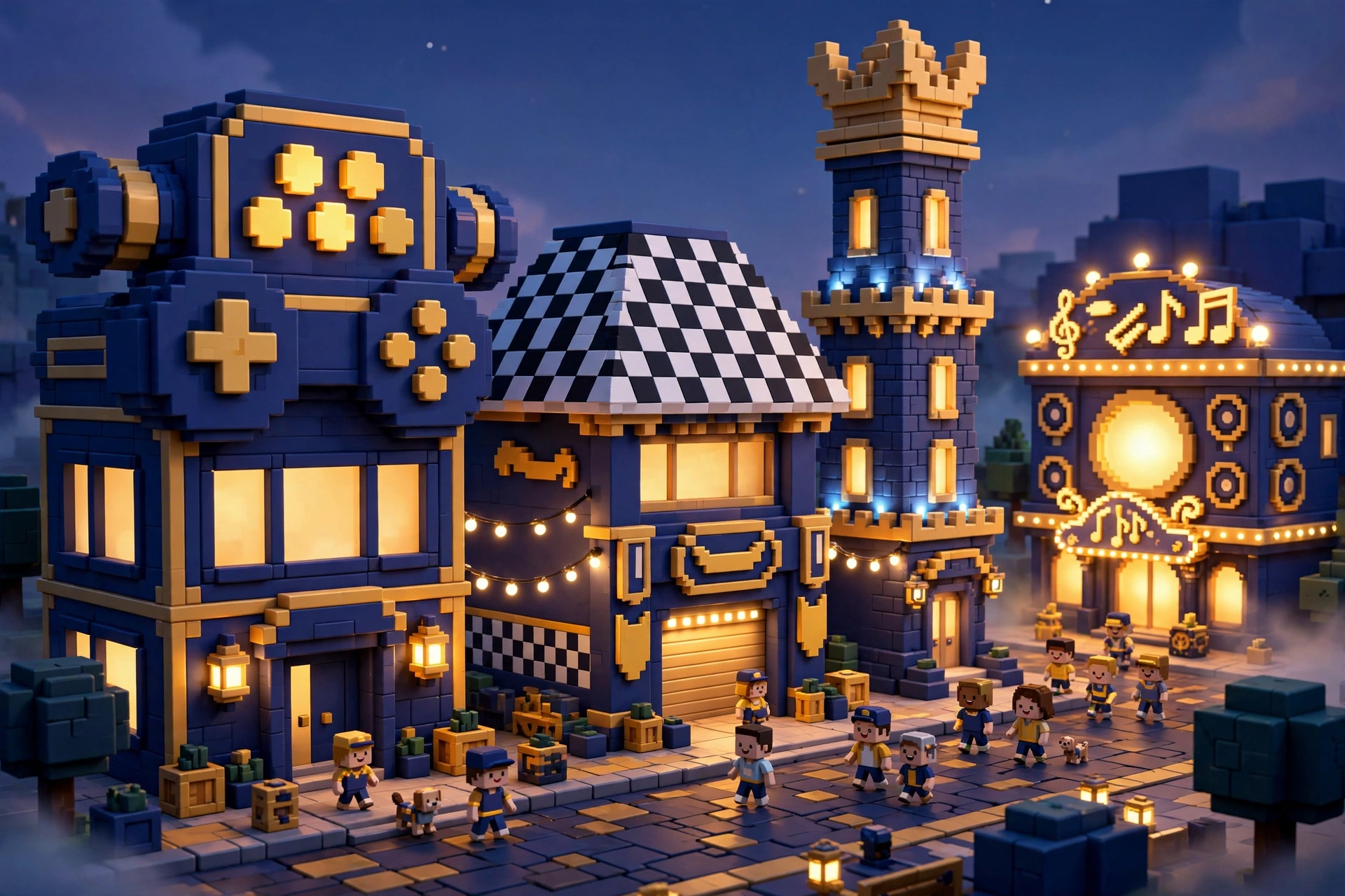 Arcade Row in the 3D E2 universe