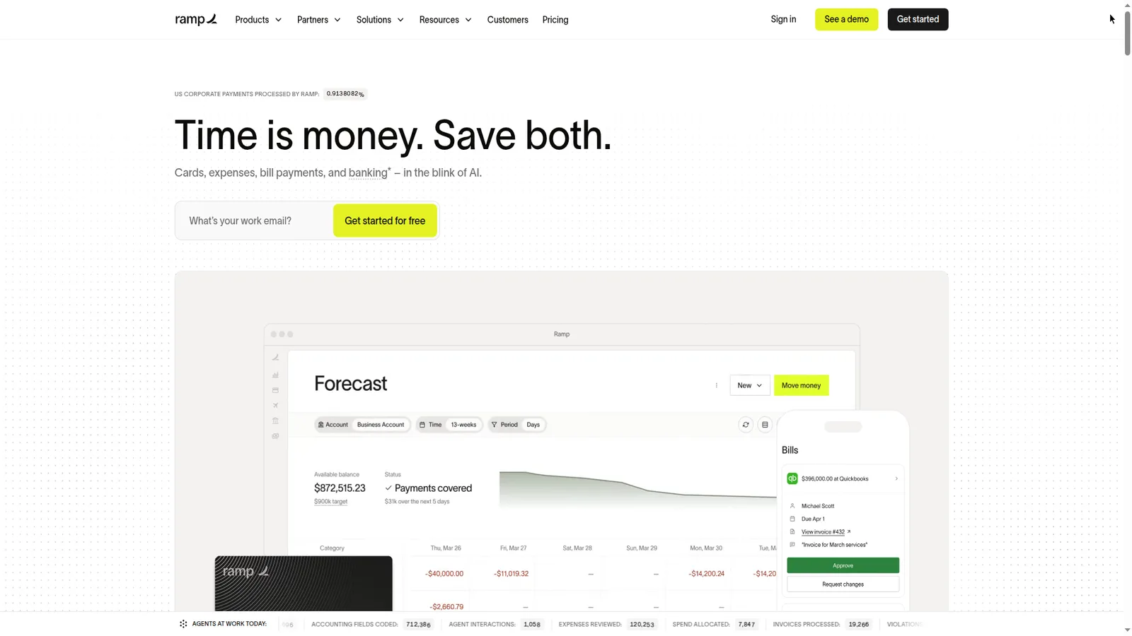 Ramp website screenshot
