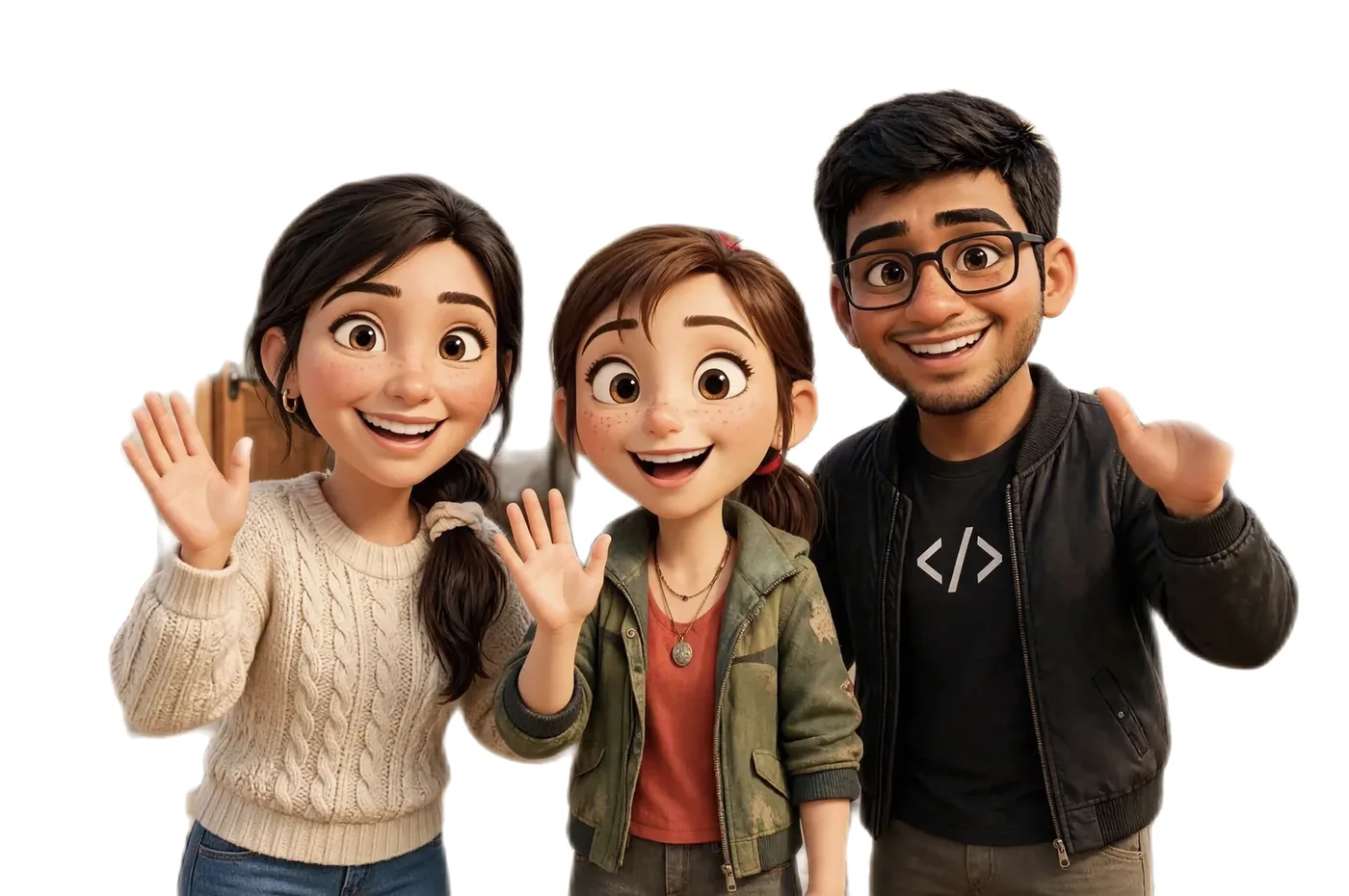 The E2 crew waving hello