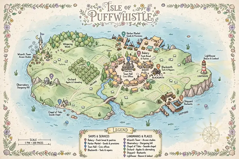 Doodle Maps, the guide