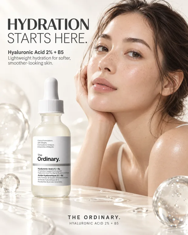 Skincare social media graphic designed by Shaira