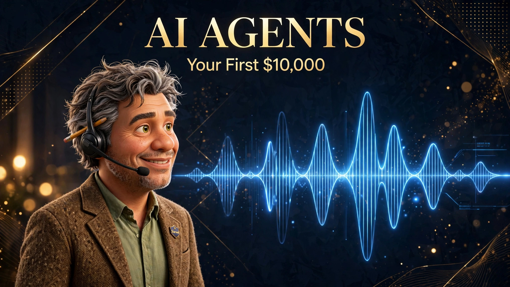 AI Agents: Your First $10,000 course cover