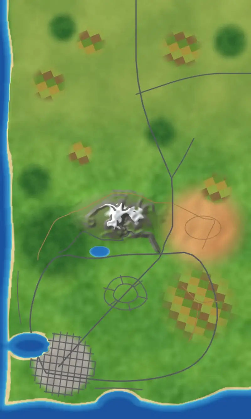 Map of Sunburst Bay