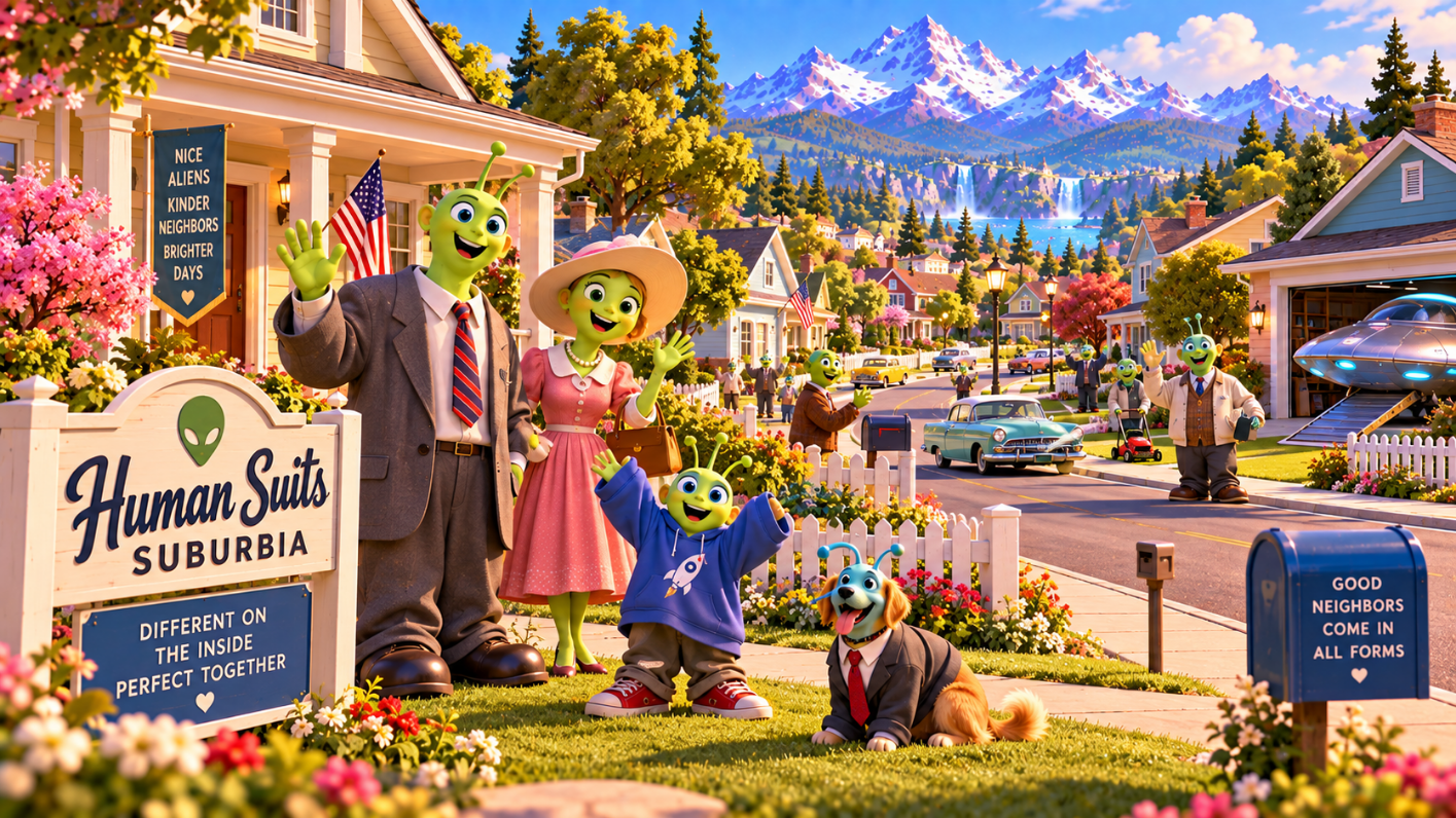 Human Suits Suburbia